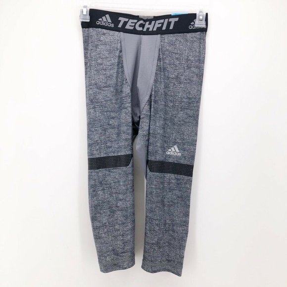 adidas Other - Adidas Climachill Mens 3/4 Tights Gray TechFit L